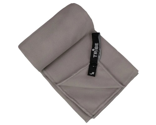 Туристичний рушник Tribe з мікрофібри в чохлі Pocket Towel 60х120 L Grey (T-LC-0001-L-grey)