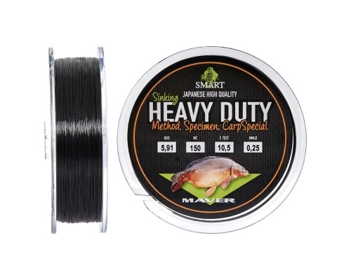 Волосінь Smart Heavy Duty Sinking 600m 0.25mm 5.9kg (1300.37.14)