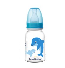 Пляшечка для годування Canpol babies PP LOVE&SEA 120 мл блакитна (59/300_blu)