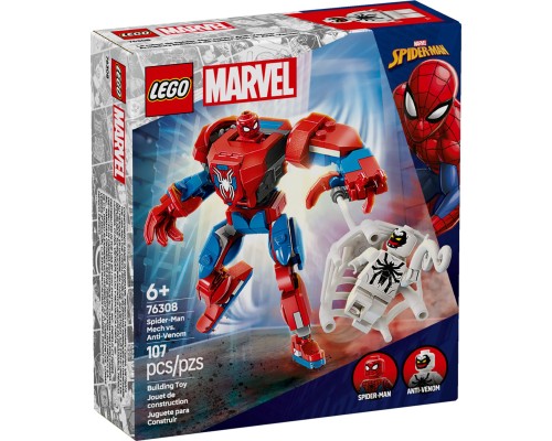 Конструктор LEGO Super Heroes Робот Людини Павука проти Анти-Венома (76308)
