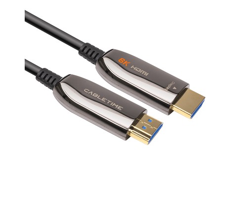 Кабель мультимедійний HDMI to HDMI 10.0m v2.1 Cabletime (CA914029)