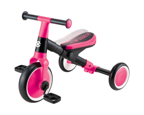 Дитячий велосипед Globber Learning Trike 2 в 1, фуксія (735-110)