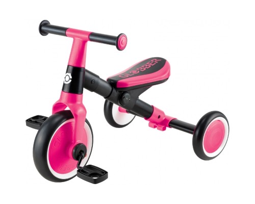 Дитячий велосипед Globber Learning Trike 2 в 1, фуксія (735-110)