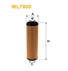 Фільтр масляний Wixfiltron WL7500