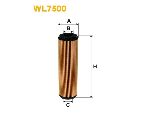 Фільтр масляний Wixfiltron WL7500