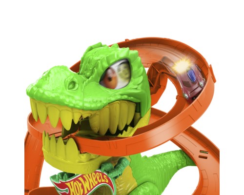 Автотрек Hot Wheels City Атака вогняного Ті-Рекса (JBM73)