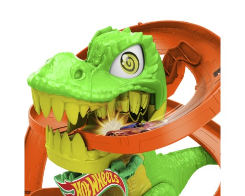 Автотрек Hot Wheels City Атака вогняного Ті-Рекса (JBM73)
