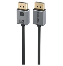 Кабель мультимедійний DisplayPort to DisplayPort v.2.0 dplink-16k.black Promate (dplink-16k.black)