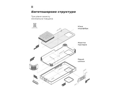 Чохол до мобільного телефона Armorstandart ICON Xiaomi Redmi Note 14 Pro 4G Camera cover Black (ARM79823)