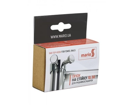 Сушарка для рушників MARIO Гачок на стійку, діаметр 30мм (3.0.0500.0.P)