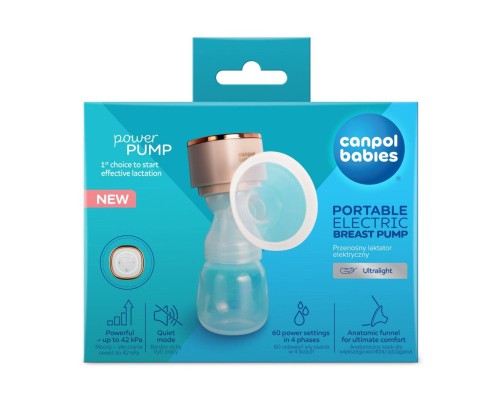 Молоковідсмоктувач Canpol babies портативний електричний PowerPump (20/107)