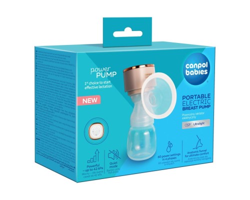 Молоковідсмоктувач Canpol babies портативний електричний PowerPump (20/107)