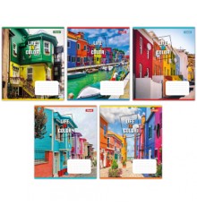 Зошит 1 вересня Life in colors А5 24 аркушів клітинка (767279)