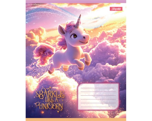 Зошит 1 вересня Unicorn А5 12 аркушів коса лінія (768129)