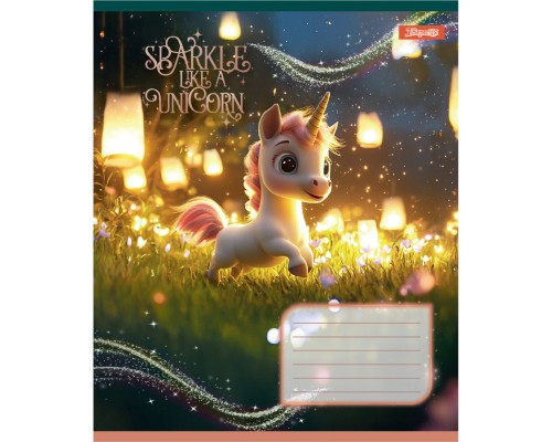 Зошит 1 вересня Unicorn А5 12 аркушів коса лінія (768129)
