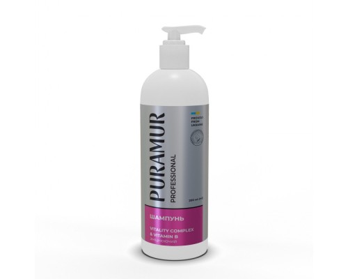 Шампунь для тварин Puramur Vitality Complex with Vitamin B зміцнюючий 200 мл (4823082432974)