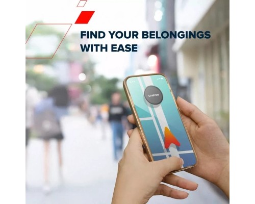 Пошукова система Canyon OnTag 1 Anti-Lost Smart Tracker iOS Black 4-pack (CNE-4XPT01BB)