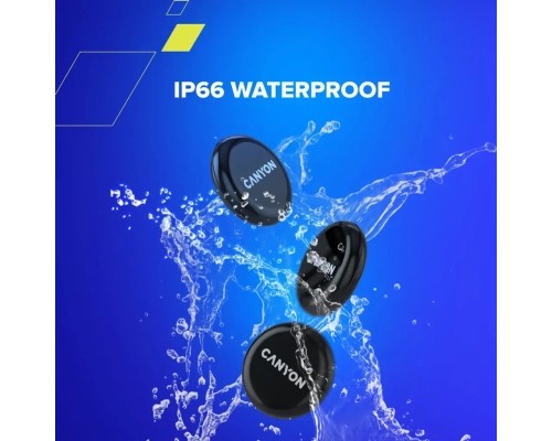 Пошукова система Canyon OnTag 1 Anti-Lost Smart Tracker iOS Black 4-pack (CNE-4XPT01BB)