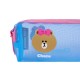 Пенал Yes PH-34 Line Friends Pretty Choco (533692)