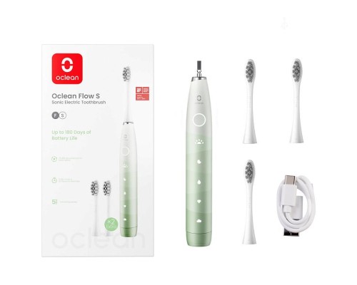 Електрична зубна щітка Oclean Flow S Electric Toothbrush Green (6970810557336)
