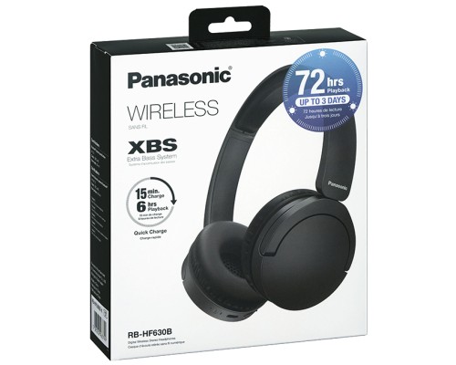 Навушники Panasonic RB-HF630B Black (RB-HF630BG-K)