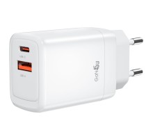 Зарядний пристрій XO CE16 67.5W USB-C PD45W + USB-A QC 22.5W White (CE16_White)