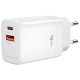 Зарядний пристрій XO CE16 67.5W USB-C PD45W + USB-A QC 22.5W White (CE16_White)