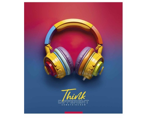Зошит Школярик Think different 96 аркушів лінія (096-3395L)