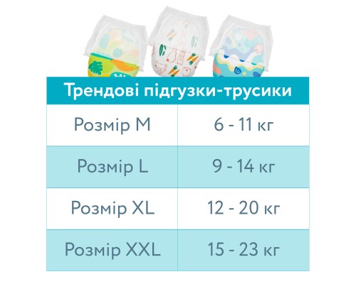 Підгузки Offspring розмір L, 9-14 кг, 3 шт. (DP-OI-FPT-L3P)