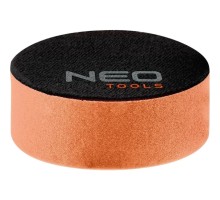 Круг зачистний Neo Tools полірувальний, губка середня, на липучці, 80x25мм (08-975)
