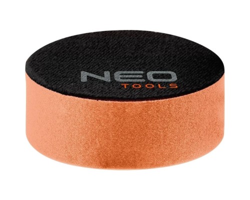 Круг зачистний Neo Tools полірувальний, губка середня, на липучці, 80x25мм (08-975)