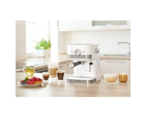 Ріжкова кавоварка еспресо Sencor SES 1720WH