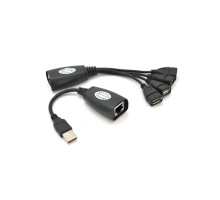 Адаптер Voltronic USB extender 50 m RJ-45 to 4xUSB AF (YT-EC USB-RJ-45/M+4RJ-45)