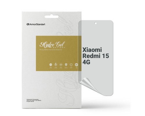 Плівка захисна Armorstandart hydrogel Anti-spy Xiaomi Redmi 15 4G (ARM85451)