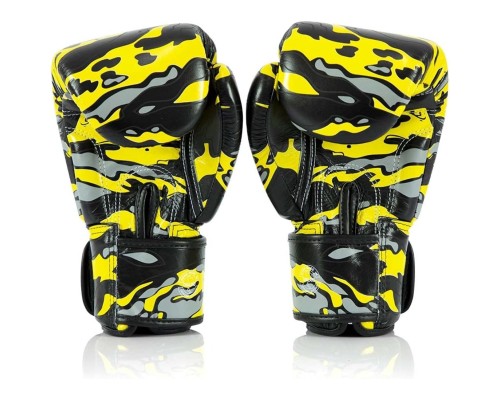 Боксерські рукавички Fairtex BGV-ONE X STBG (натуральна шкіра) 14 унцій (бинти в комплекті) (BGV-ONE_X_STBG_14oz)