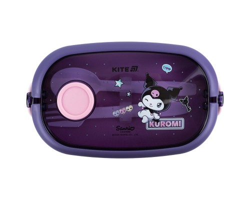 Ланч-бокс дитячий Kite Kuromi, 900 мл, фіолетовий (HK25-1180)