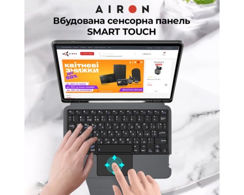 Чохол до планшета AirOn Premium Samsung Galaxy Tab S10 Lite 2025 with keyboard (4822352781156)
