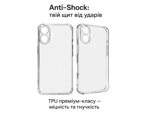Чохол до мобільного телефона BeCover Anti-Shock Apple iPhone 17 Clear (713793)