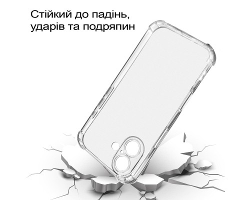 Чохол до мобільного телефона BeCover Anti-Shock Apple iPhone 17 Clear (713793)