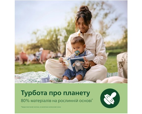 Пустушка Philips AVENT Ultra Air 6-18 місяців 2 шт синьо-жовта (SCF080/26)