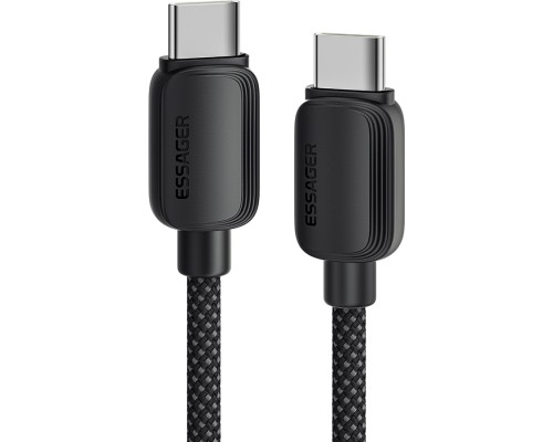 Дата кабель USB-C to USB-C 1.0m 100W black Essager (EXCTT1-WL01-P)