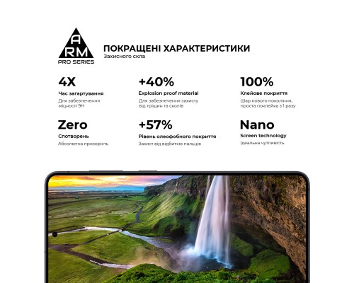 Скло захисне Armorstandart Pro Samsung S25 Edge 5G (SM-S937) (ARM83264)