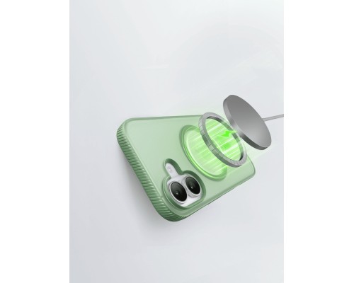 Чохол до мобільного телефона Belkin Magnetic Protective Grip iPhone 17 Sage (MSA034HQSE)