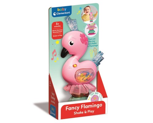Брязкальце Clementoni на присосці Fancy Flamingo (17492)