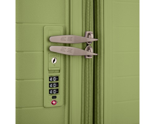 Набір валіз 2E Aero (M+S), оливково-зелені (2E-SPP-AERO-SET2-MG)