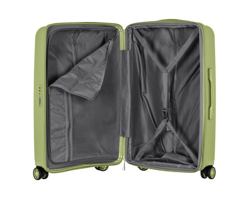 Набір валіз 2E Aero (M+S), оливково-зелені (2E-SPP-AERO-SET2-MG)