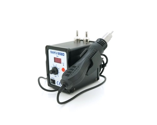 Паяльна станція Bakku BK-858D цифрова індикація, фен (138*100*150) 1,85 кг (BK-858D)