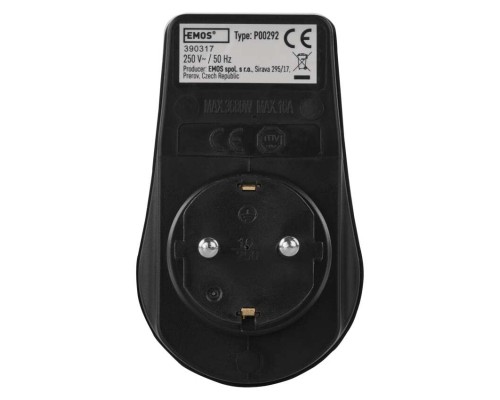 Розетка EMOS 16A 250V IP44 одинарна (P00292)