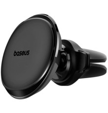 Універсальний автотримач Baseus Magnetic Car Mount Phone Holder with Cable Clip Air Vent Version Cluster Black (C40141201113-00)