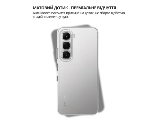 Чохол до мобільного телефона BeCover Silicone Infinix Hot 60 Pro 4G (X6885) Transparent (714559)